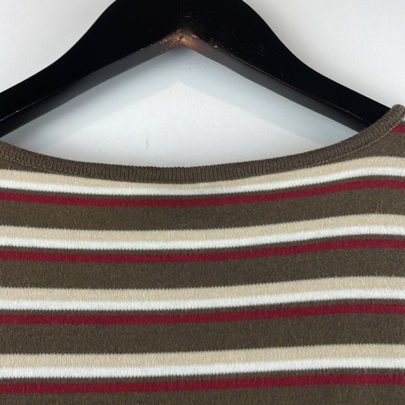 VINTAGE Striped Tank Top Sleeveless Top size Large - Picture 7 of 15